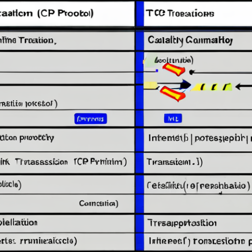 Home 17 **TCP/IP Network Visualization:** A detailed diagram illustrating the TCP/IP protocol layers (link, internet, transport, application) with data packets flowing between them, emphasizing the reliable transmission process. The visual style should be clean and modern, suitable for educational purposes, showcasing efficiency.