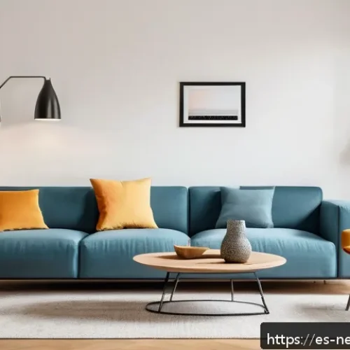 라우터와 스위치 설정 팁 - A modern Spanish home interior showing a wireless router placed centrally on a high shelf in a brigh...