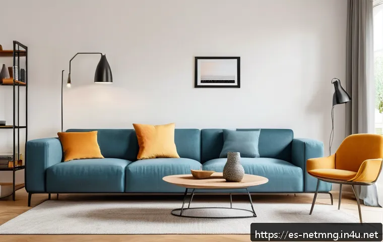 라우터와 스위치 설정 팁 - A modern Spanish home interior showing a wireless router placed centrally on a high shelf in a brigh...
